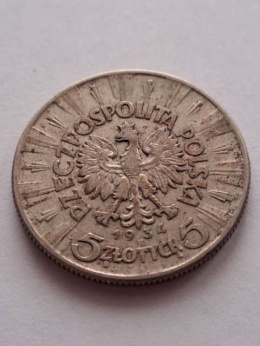 5 zł Józef Piłsudski 1934 r