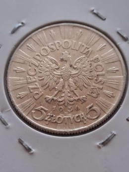 5 zł Józef Piłsudski 1936 r