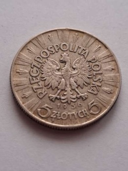 5 zł Józef Piłsudski 1936 r