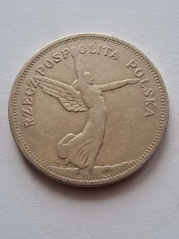 5 zł Nike 1928 r znak