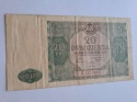 Banknot 20 złotych 1946 r seria G