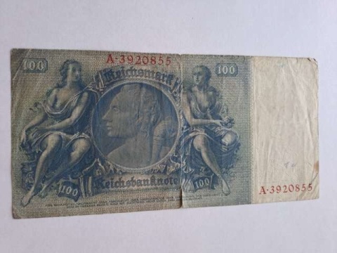 Banknot 100 marek 1935 r seria A