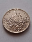 Francja 5 Franków 1960 r