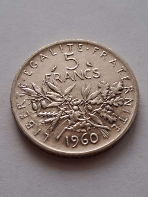 Francja 5 Franków 1960 r