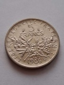 Francja 5 Franków 1966 r