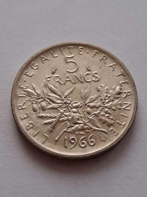 Francja 5 Franków 1966 r