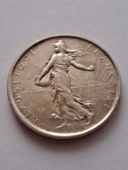 Francja 5 Franków 1962 r