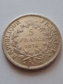 Francja 5 Franków Herkules 1874 r