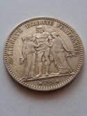 Francja 5 Franków Herkules 1875 r