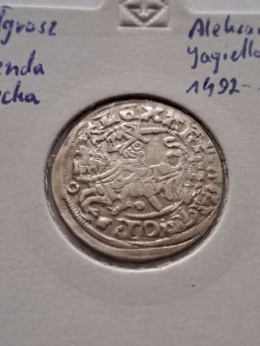 Półgrosz A. Jagiellończyk 1492-1506