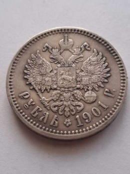 Rosja Rubel Mikołaj II 1901 r