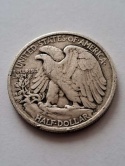 USA 1/2 Dollara idąca Wolność 1945 r