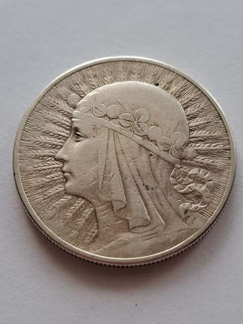 10 zł Głowa Kobiety 1932 r bez znaku