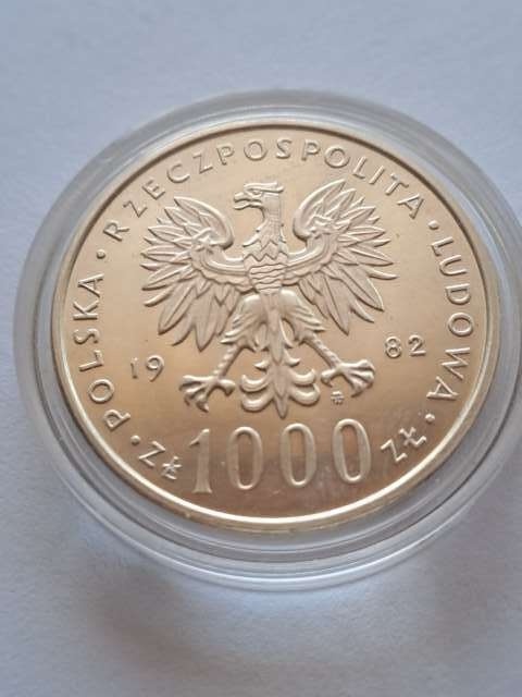 1000 zł Jan Paweł II 1982 r