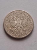 2 zł Głowa Kobiety 1933 r