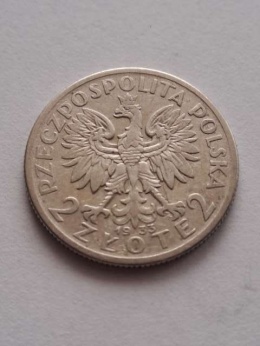 2 zł Głowa Kobiety 1933 r