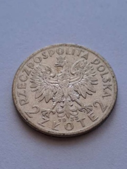 2 zł Głowa Kobiety 1933 r