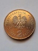 2 zł Jan lll Sobieski 2001 r