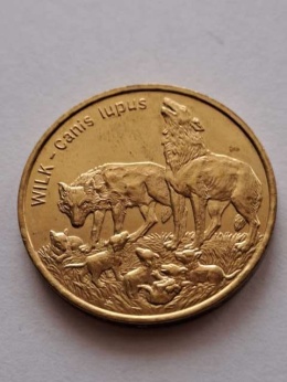 2 zł Wilk 1999 r
