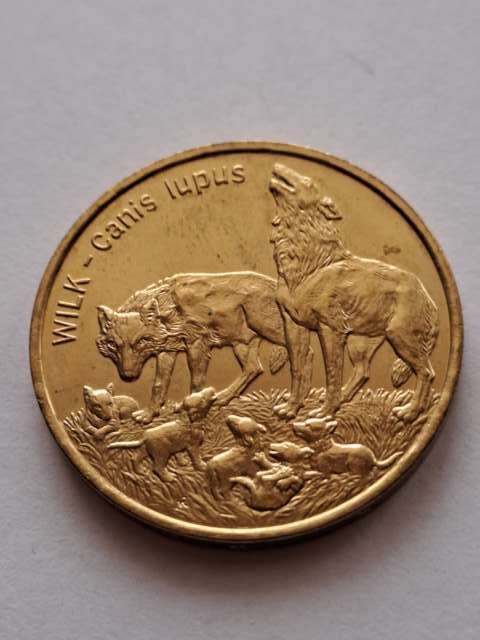 2 zł Wilk 1999 r