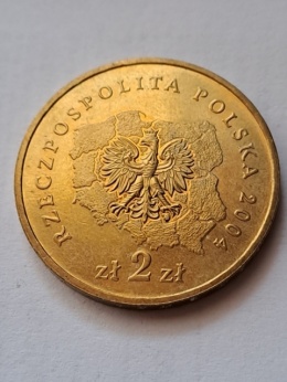 2 zł Województwo Pomorskie 2004 r z woreczka