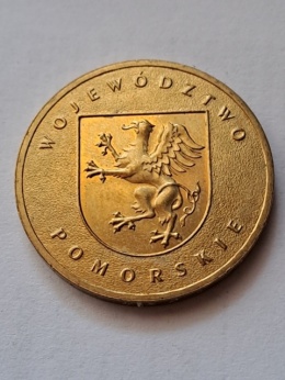 2 zł Województwo Pomorskie 2004 r z woreczka