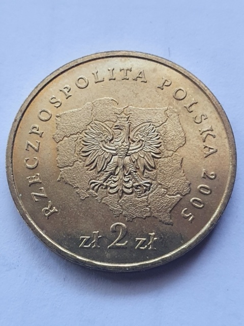 2 zł Wojewódżtwo Warmińsko Mazurskie 2005 r