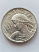 2 zł Żniwiarka 1925 r kropka