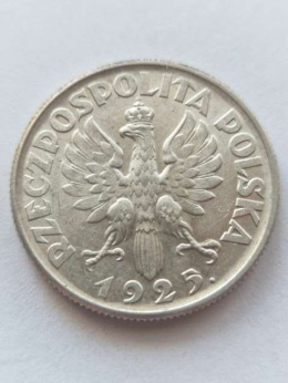 2 zł Żniwiarka 1925 r kropka