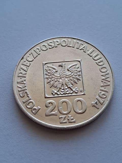 200 zł Mapka 1974 r