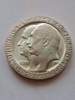 Niemcy 3 Marki Uniwersytet Berlin 1910 r