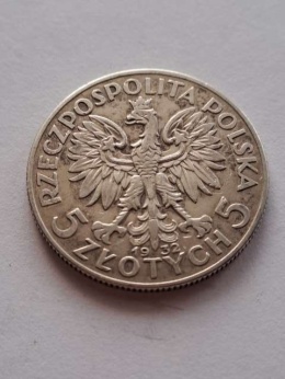 5 zł Głowa Kobiety 1932 r