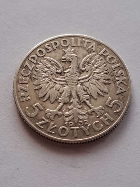 5 zł Głowa Kobiety 1932 r