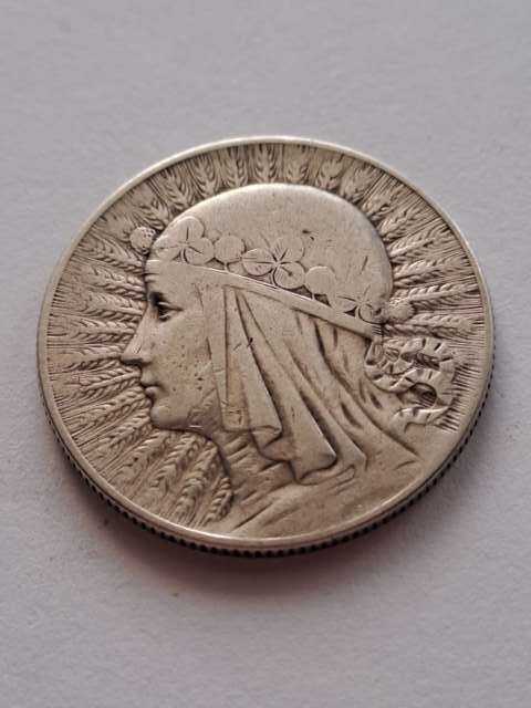 5 zł Głowa Kobiety 1933 r
