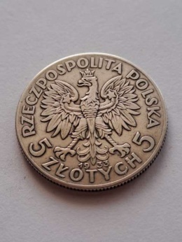 5 zł Głowa Kobiety 1933 r