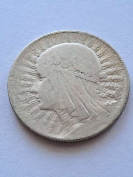 5 zł Głowa Kobiety 1933 r