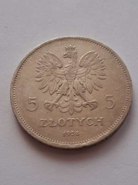 5 zł Nike 1928 rok bez znaku