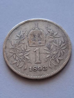 Austria 1 Korona Franciszek Józef I 1893 r