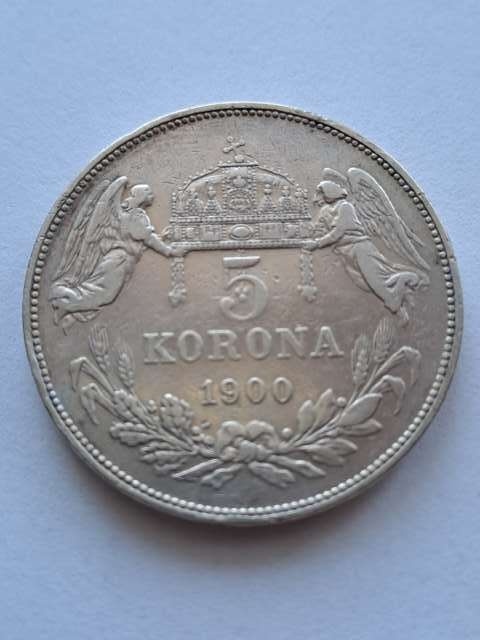 Austria 5 Koron Franciszek Józef I 1900 r