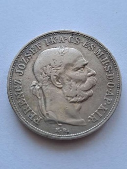 Austria 5 Koron Franciszek Józef I 1900 r