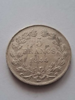 Francja 5 Franków Louis Philippe I 1844 r