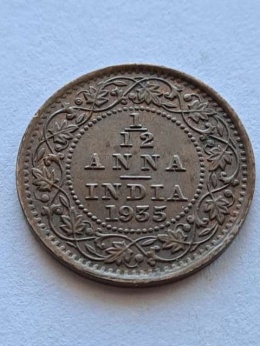 Indie 1/12 Anny Jerzy V 1935 r