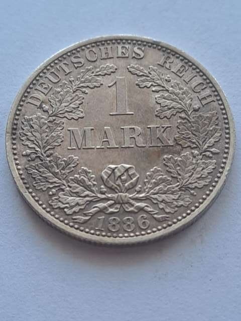 Niemcy 1 Marka Wilhelm I 1886 r A