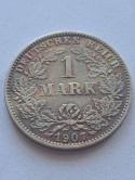 Niemcy 1 Marka Wilhelm II 1907 r E