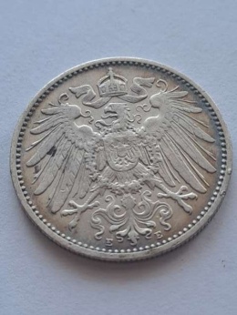 Niemcy 1 Marka Wilhelm II 1907 r E