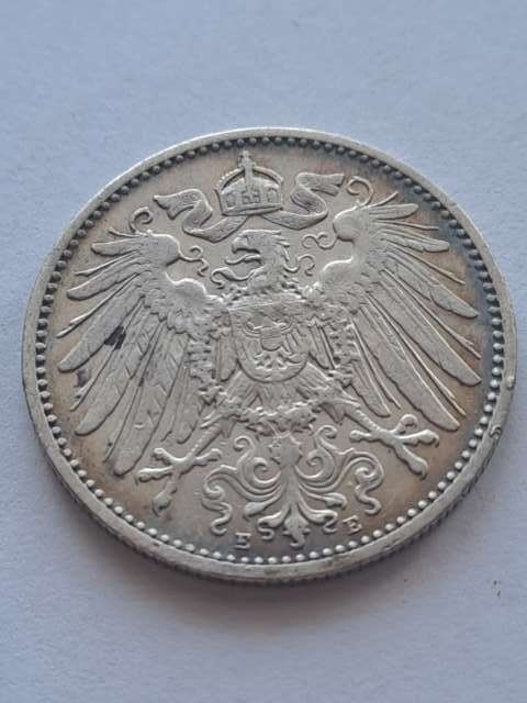 Niemcy 1 Marka Wilhelm II 1907 r E