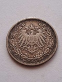 Niemcy 1/2 Marki Wilhelm II 1905 r J