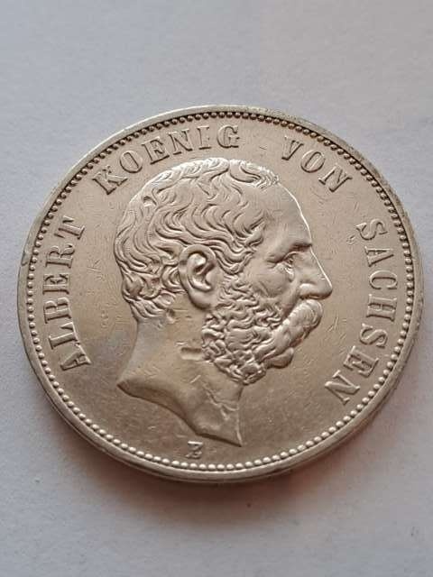Niemcy 5 Marek Saksonia 1894 r