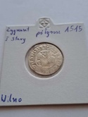 Półgrosz Wilno Zygmunt I Stary 1515 r