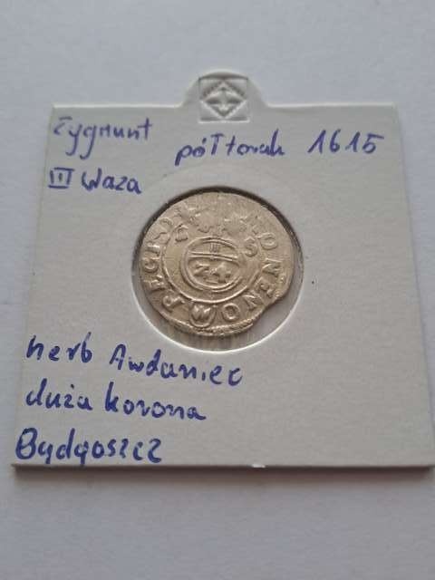 Półtorak Zygmunt III Waza 1615 r